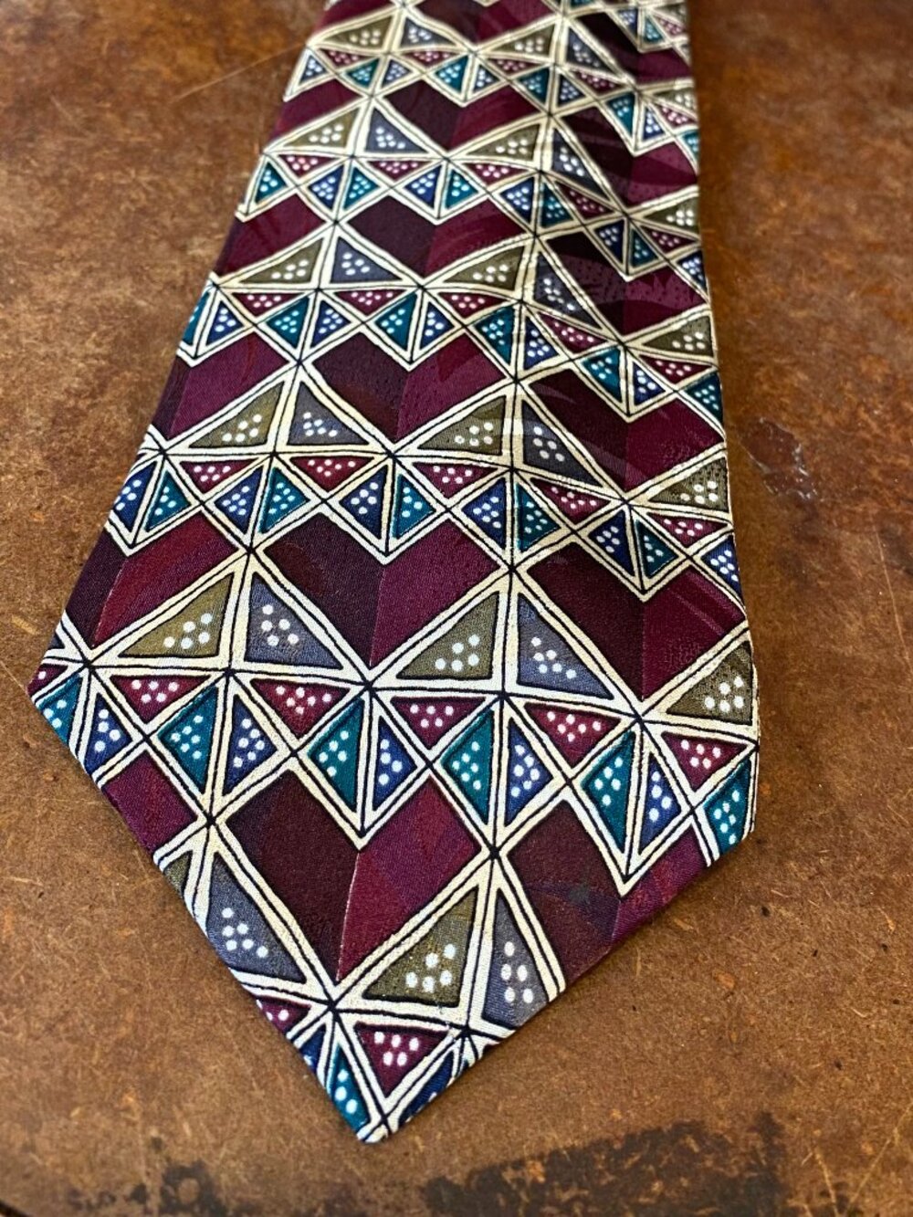 Vintage Karl Lagerfeld 100% Silk Tie 1990s